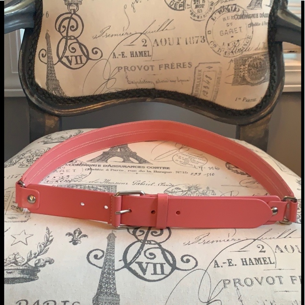 Talbots pink belt